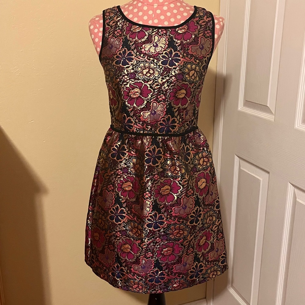 Sparkle Rose Pattern Dress